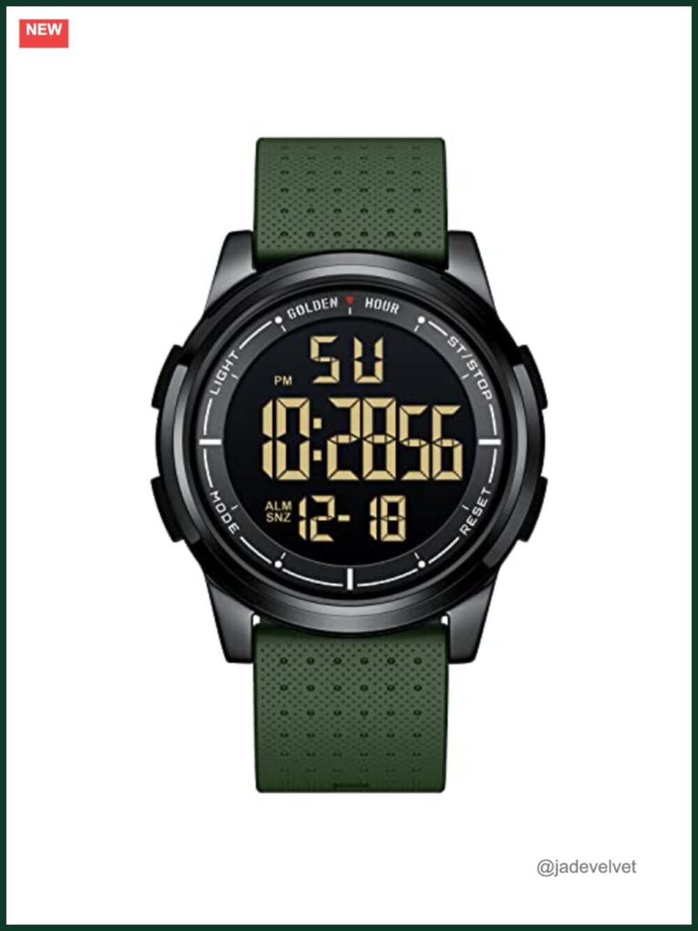 Ultra-Thin Minimalist Digital Sports Watch Waterproof 50m Rubber Strap Unisex